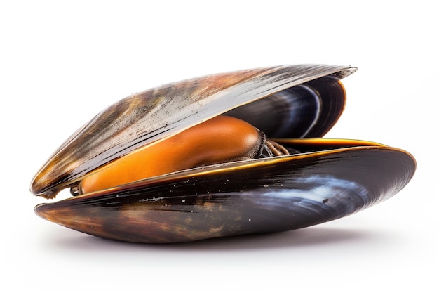 3d illustration mussel shellfish isolated in white background