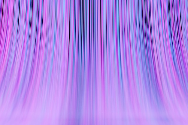 3D illustration pink and purple stripes in the form of wave waves futuristic background