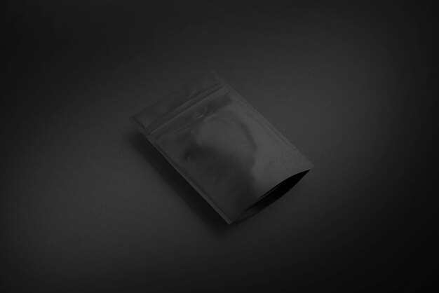 3D Illustration Plastic pouch packaging mockup isolated