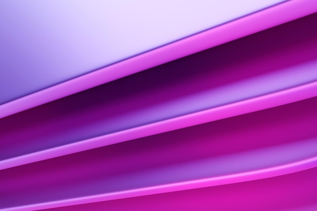 3d Illustration rows of purple line Geometric background pattern