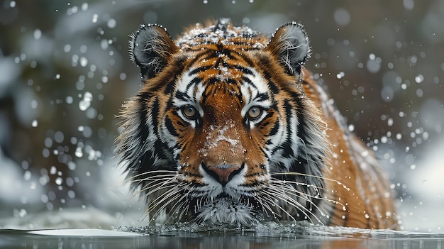 3D illustration of Tiger