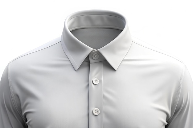 Photo 3d illustration of white shirt clean white shirt abstract