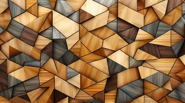 3d illustrationgeometric seamless 3d pattern