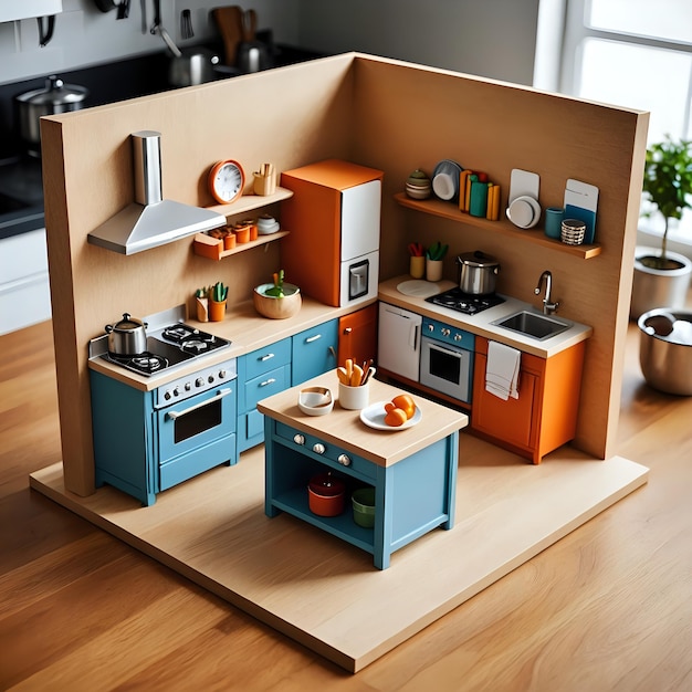 3d kitchen