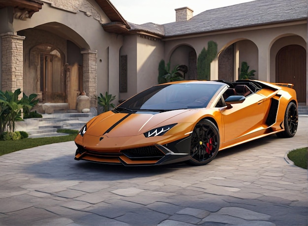 3d Lamborghini wait new house