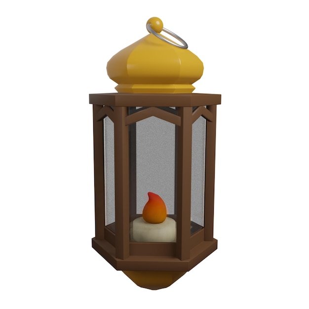 3d lantern icon