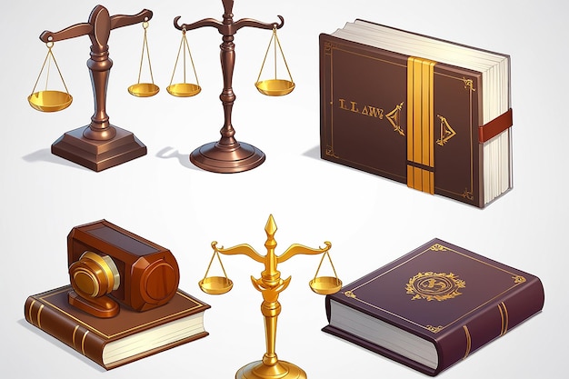 Photo 3d law elements set