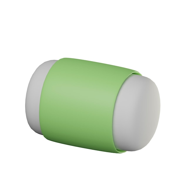 3D Lemper Illustration