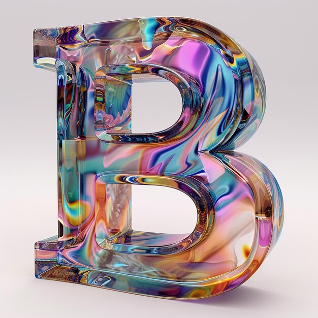 Photo 3d letter illustration