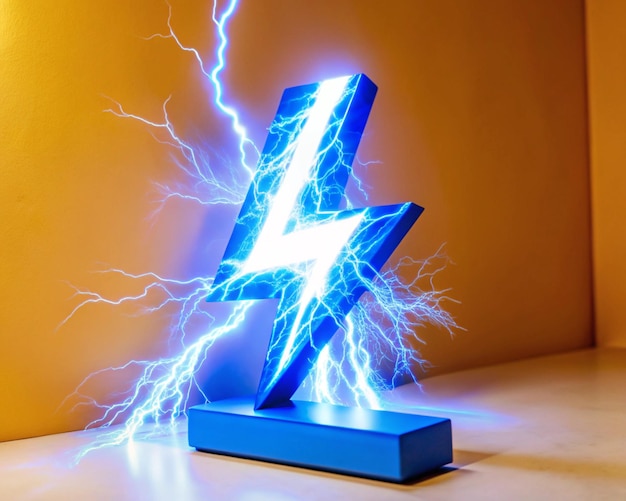 3d lightning effect light design