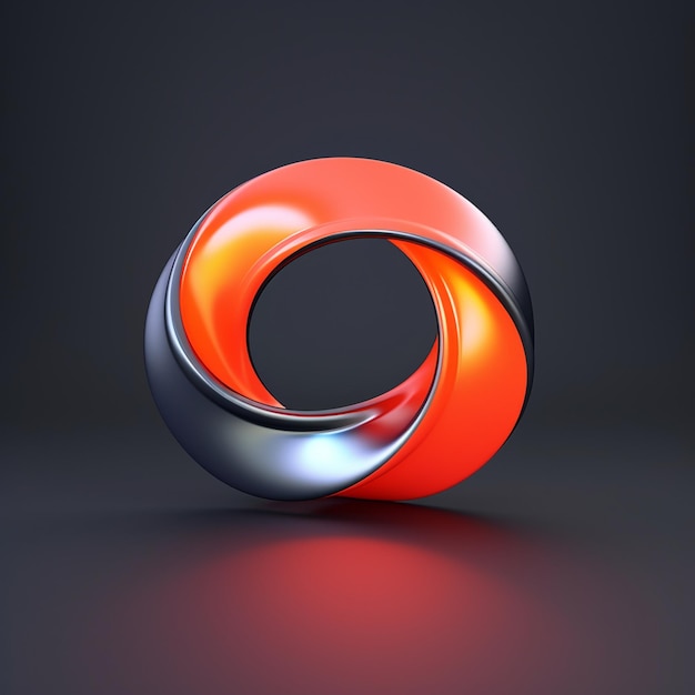 3D Loop Icon Circular and Continuous logo illustration