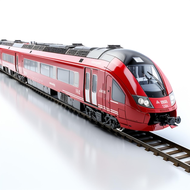 3D miniature model of a train