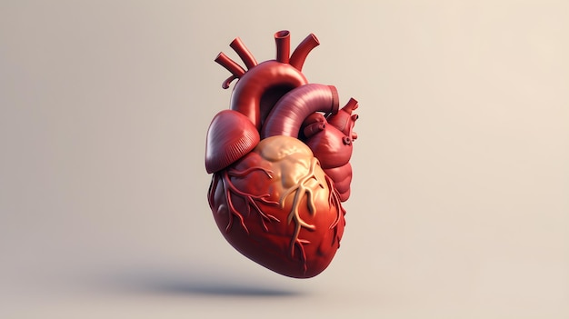 A 3d model of a heart