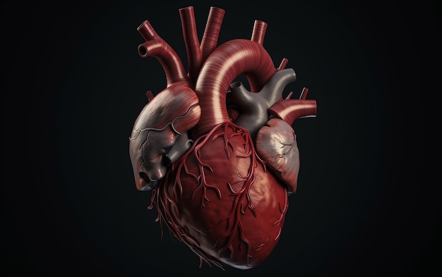 A 3d model of a human heart