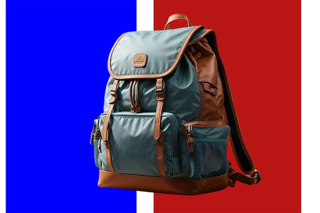 3D model of a sporty backpack background