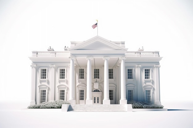 A 3d model of the white house