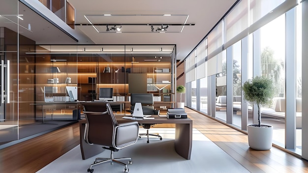 3D Modern Office Interior