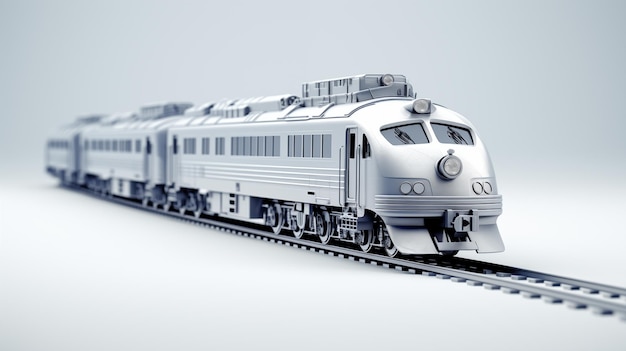 3d Modern Train