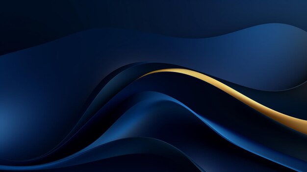 Photo 3d modern wave curve abstract presentation background luxury paper cut background