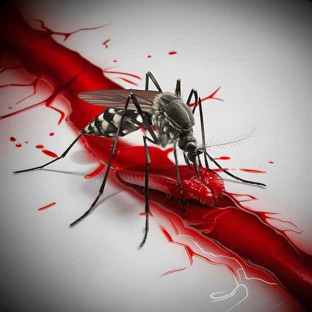 Photo 3d mosquito