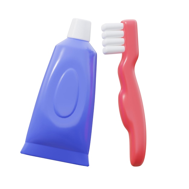 3D Oral Care Illustration