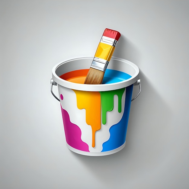 3d paint icon