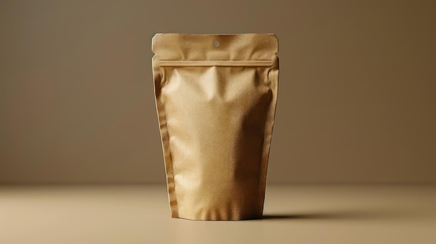 3D Perspective of MultiSided Vertical Pouch Ideal for Displaying Coffee Pet Food or Household Items