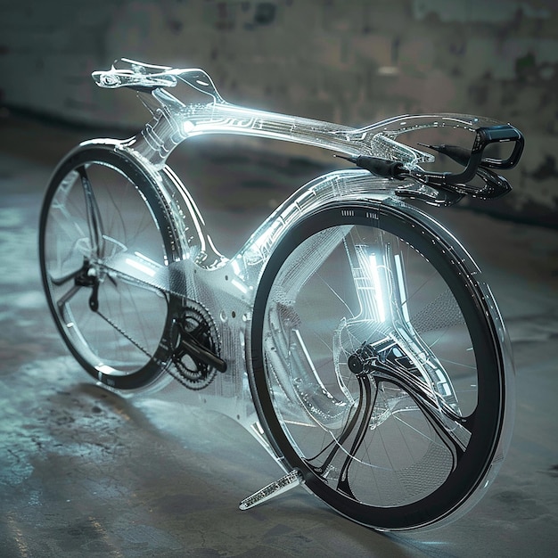 3d photo of a bike that3d photo of a bike that has a bike on it has a bike on it