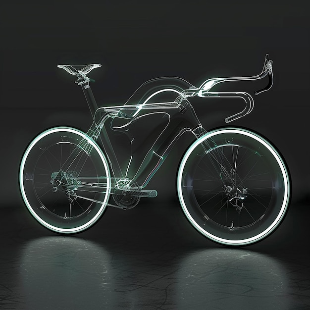 3d photo of a bike that3d photo of a bike that has a bike on it has a bike on it