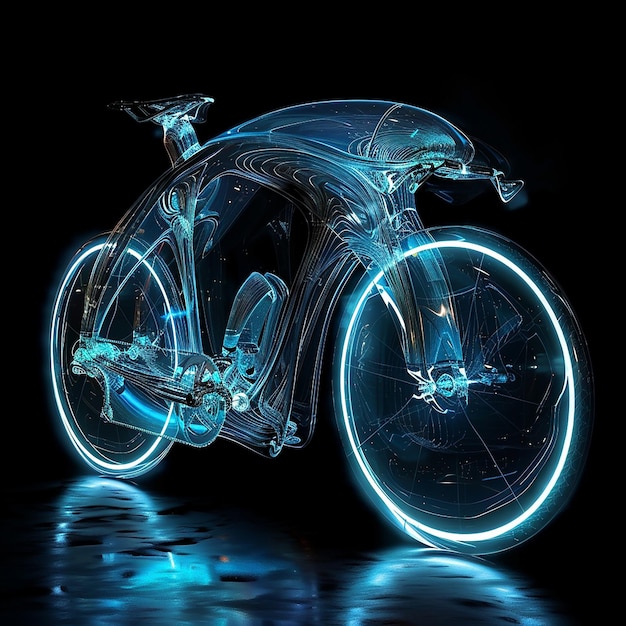 Photo 3d photo of a bike that3d photo of a bike that has a bike on it has a bike on it