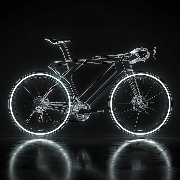 3d photo of a bike that3d photo of a bike that has a bike on it has a bike on it