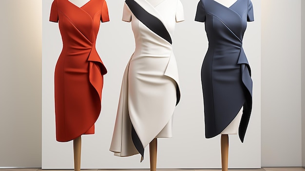 3d photo of ladies dresses