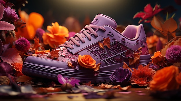 3d photo of shoes wallpaper