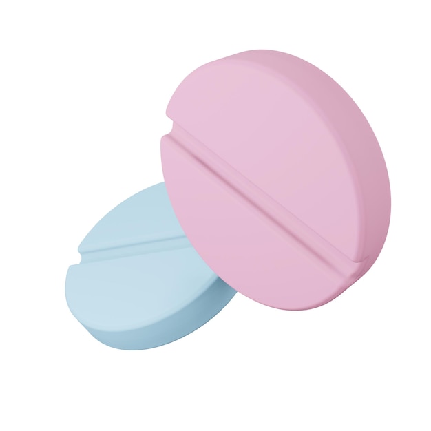 3D Pill Illustration