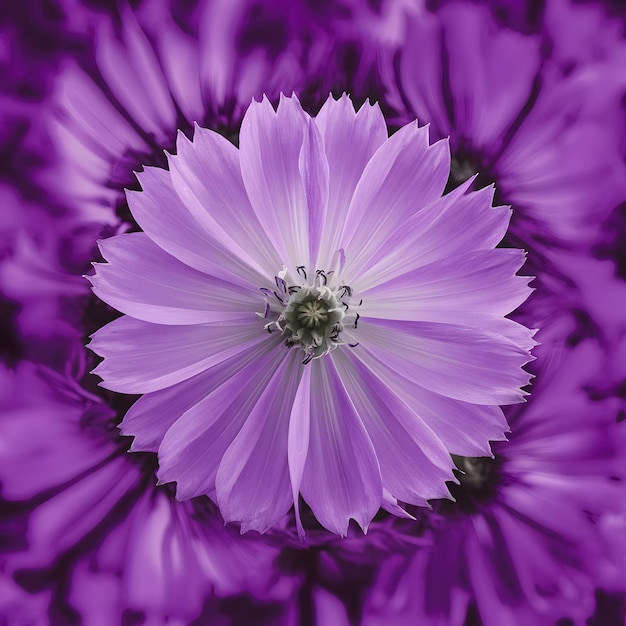 Photo 3d pink flower isolated on transparent background