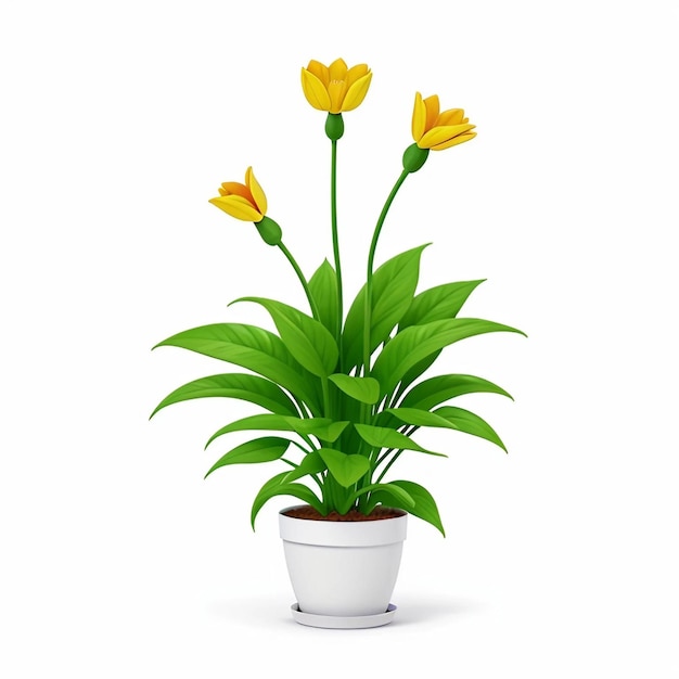 3d plant plant render flower