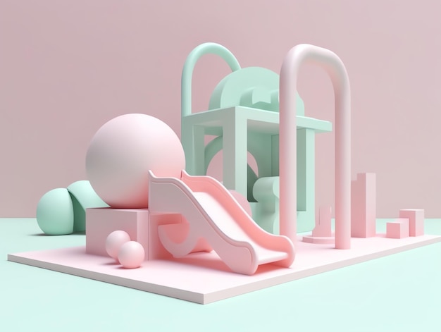 3D playground isolated texture render