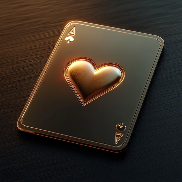 3D Playing Cards Icon Game and Entertainment Illustration Logo