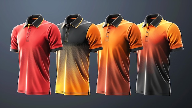 3d polo shirt design mockup