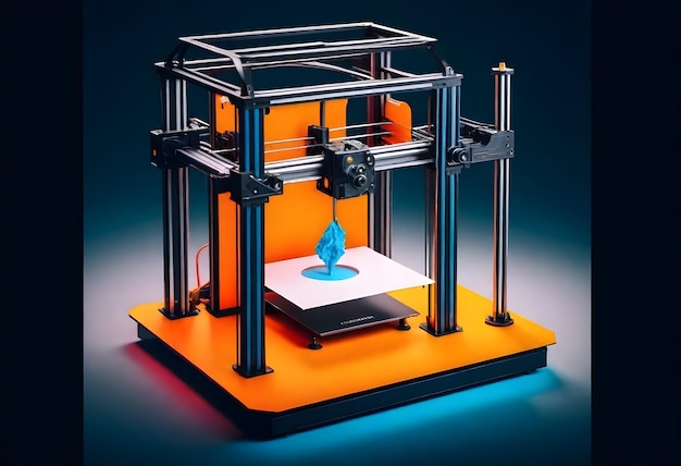 3D printer with splash color and paper