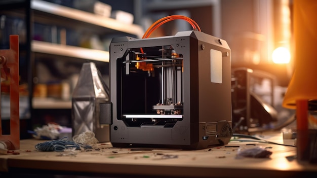 3D Printer in a Workshop