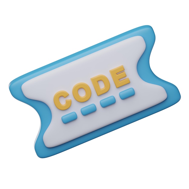 3D Promo Code Illustration