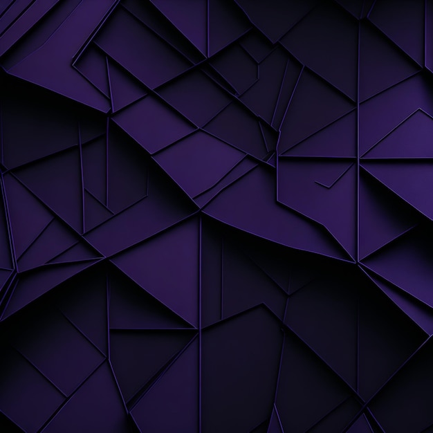 Photo 3d purple amp black wallpaper geometric texture background