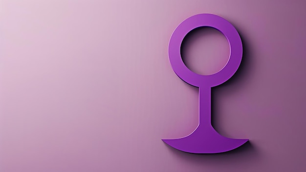 A 3D purple icon shaped like a wine glass sits on a pink background