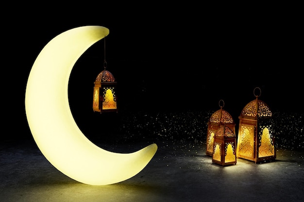 3d ramadan kareem islam background