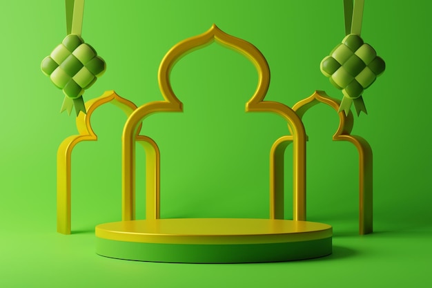 3d ramadan kareem islam background