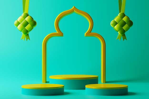 3d ramadan kareem islam background