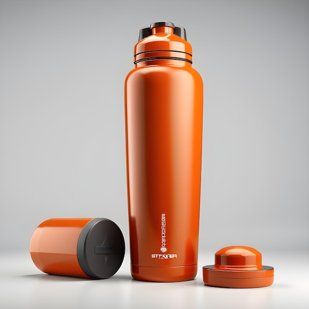 Photo 3d realistic detailed sport shaker mockup sports shaker isolated on background