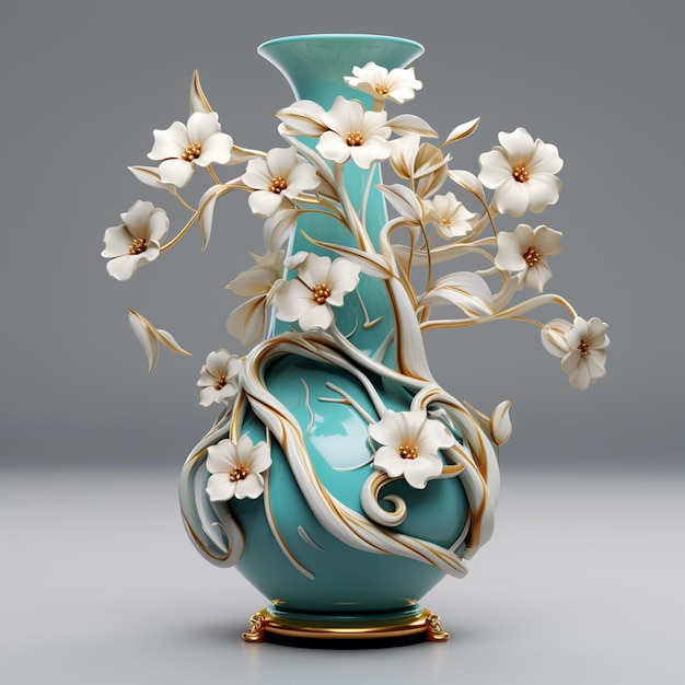 3d realistic vase by Generated Ai