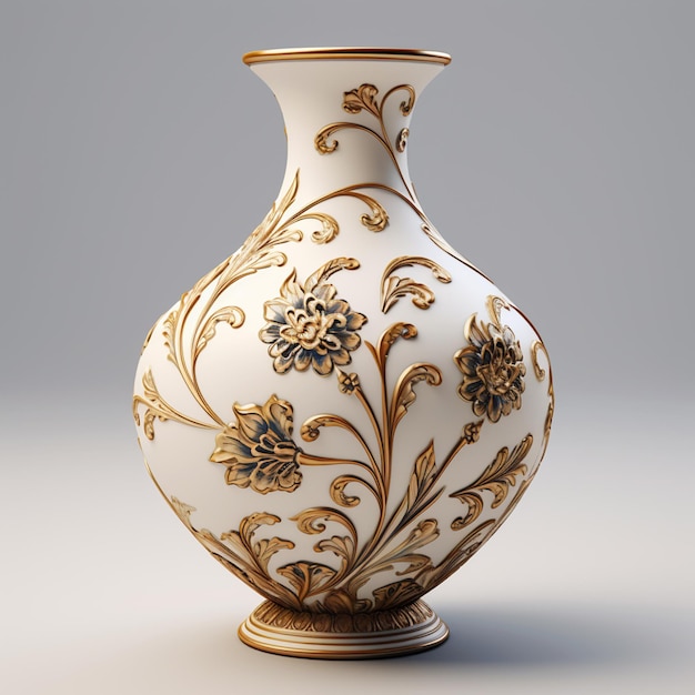 3d realistic vase by Generated Ai